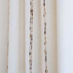 Inaaya Linen Striped Curtain, Semi Blackout Natural Custom Curtain Panel, Cotton For Livingroom, 1Pc - thumbnail 3