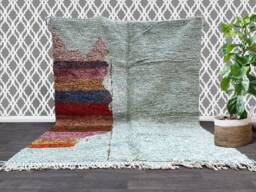 Custom Berber Moroccan Rug, Beni Ourain Carpet, All Wool Rug, Azilal Rug, Vintage Area Rug, Floor Boho Rug , Old Hand-Knotted Rug - thumbnail 1