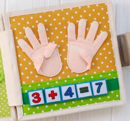 Custom Felt Quiet Book Montessori Activity Book For Toddlers