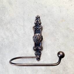 Toilet Paper Holder - Bathroom Hardware Tissue Tp Hanger Fleurdelisjunkie Wall Mounted Door Knob Design New - thumbnail 3