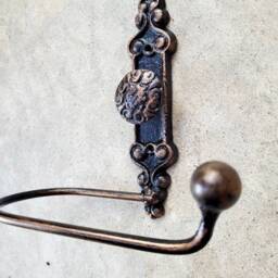 Toilet Paper Holder - Bathroom Hardware Tissue Tp Hanger Fleurdelisjunkie Wall Mounted Door Knob Design New - thumbnail 4