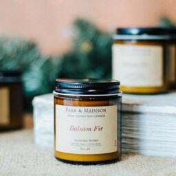Balsam Fir Soy Candle - Christmas Holiday Scent - thumbnail 3