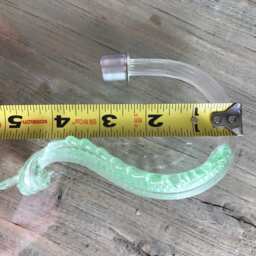 Leaf, Replacement Part Or Spare in Murano Blown Glass, Light Green Color, For Chandeliers By Venini, Mazzega, Maria Theresa, Toso - thumbnail 2