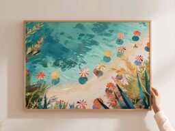Algarve Coast Poster Portugal Beach Art Print - thumbnail 1