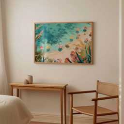Algarve Coast Poster Portugal Beach Art Print - thumbnail 3