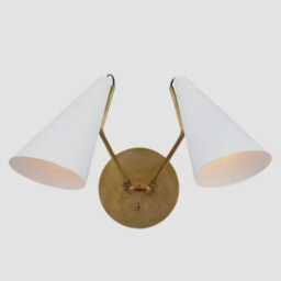 Italian Clemente Double Cone Wall Sconce- Elegant Style Light- Stilnvo Light Fixture - thumbnail 3