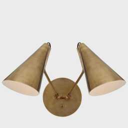 Italian Clemente Double Cone Wall Sconce- Elegant Style Light- Stilnvo Light Fixture - thumbnail 2