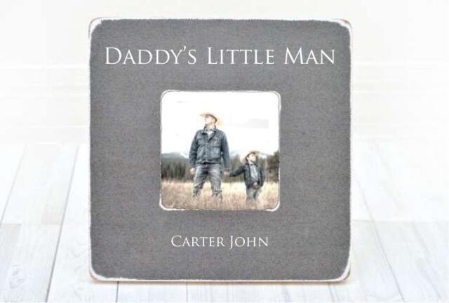 Father's Day Gift Dad Frame, Picture Photo Daddy Gift, Frame Husband Birthday - image 1