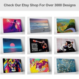 Love Heart Canvas Art Wall Abstract Pop Print Picture Framed Home Decor -D905 - thumbnail 4