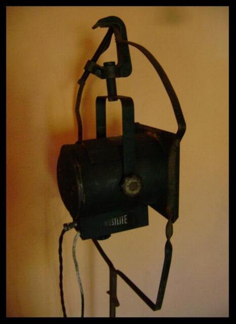 Mystery Factory - 1950S Vintage Gothic Vortex Theater Spot Light - Route 66 Albuquerque, New Mexico Westlite Industrial Steampunk Lamp - image 1