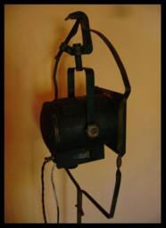 Mystery Factory - 1950S Vintage Gothic Vortex Theater Spot Light - Route 66 Albuquerque, New Mexico Westlite Industrial Steampunk Lamp - thumbnail 1