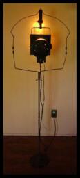 Mystery Factory - 1950S Vintage Gothic Vortex Theater Spot Light - Route 66 Albuquerque, New Mexico Westlite Industrial Steampunk Lamp - thumbnail 2