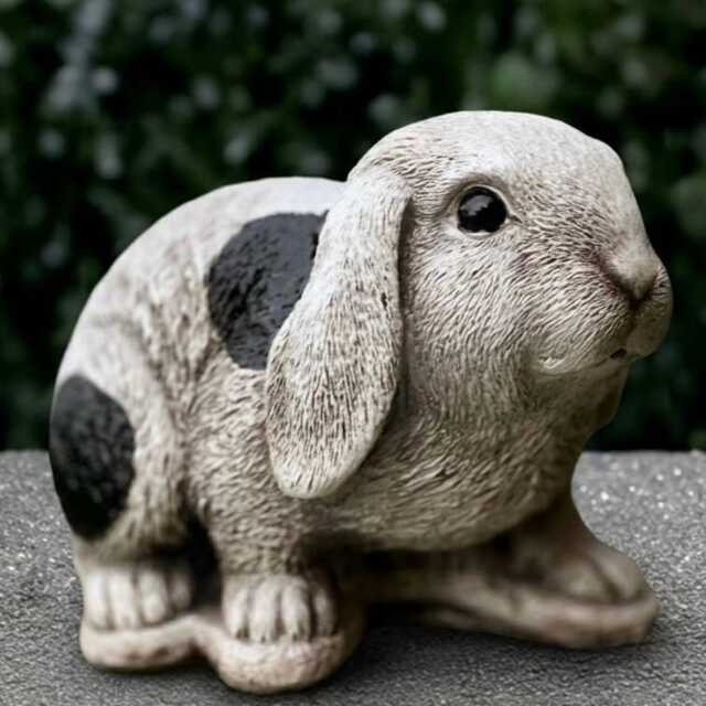 Fantasy Rabbit Statue Concrete Bunny Sculpture Cement Animal Decoration Handmade Art Rabbit Lover Gift Front Door Ornament Lover - image 1