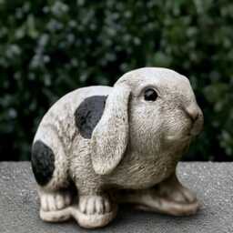 Fantasy Rabbit Statue Concrete Bunny Sculpture Cement Animal Decoration Handmade Art Rabbit Lover Gift Front Door Ornament Lover - thumbnail 3