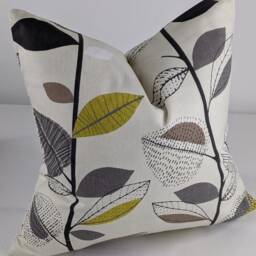 Autumn Leaves Cushion Cover, Throw Pillow, Prestigious Textiles Cotton Fabric, Pillow Cover Case Zip Closure - thumbnail 2