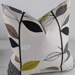Autumn Leaves Cushion Cover, Throw Pillow, Prestigious Textiles Cotton Fabric, Pillow Cover Case Zip Closure - thumbnail 3