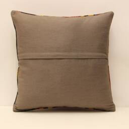 Pillow Covers Any Size Home Decor Decorative Cover Designer Red 18x18 Coral Kilim Lumbar Pillow 4Kbf-338 - thumbnail 4