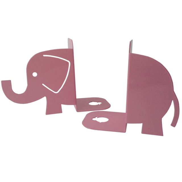Bookends Elephant Shape, Ideal Idea For Organize Shelf & Library, School, Play Room, Design Elephant - image 1