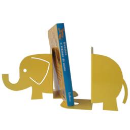 Bookends Elephant Shape, Ideal Idea For Organize Shelf & Library, School, Play Room, Design Elephant - thumbnail 2