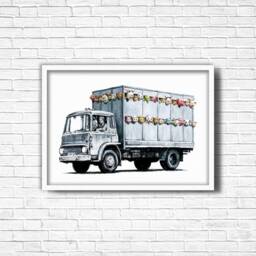 Banksy Sirens Of The Lambs Print Urban Graffiti Wall Art - thumbnail 3