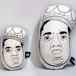 Biggie Hip Hop Throw Pillow Illow Notorious Big Big Papa Decorative Large Rapper Cushion Couch Home Decor 90's Hip Hop - thumbnail 2
