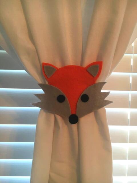 Fox Curtain Tie-Backs - Set Of 2 - image 1
