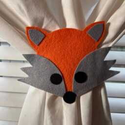 Fox Curtain Tie-Backs - Set Of 2 - thumbnail 4