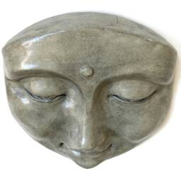Buddha Zen Face, Healing Wall Sculpture, Handmade Artwork For Home Decor - thumbnail 3