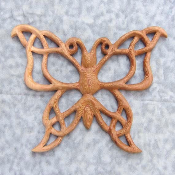 Celtic Butterfly Knot Of Metamorphosis-Life Transition Symbol-Celebrating Soul Journey Wall Hanging Animal Totem - image 1