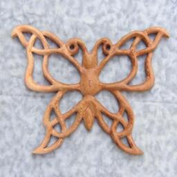 Celtic Butterfly Knot Of Metamorphosis-Life Transition Symbol-Celebrating Soul Journey Wall Hanging Animal Totem - thumbnail 1