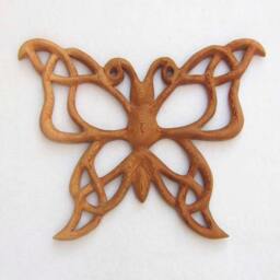 Celtic Butterfly Knot Of Metamorphosis-Life Transition Symbol-Celebrating Soul Journey Wall Hanging Animal Totem - thumbnail 2
