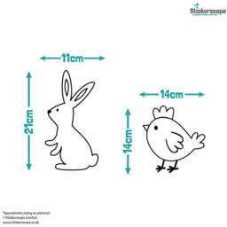 Easter Colour in Window Sticker Pack, Sticker, in Stickers, Egg Colour In, Spring Crafts, Window Crafts - thumbnail 3