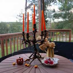 Real Antler Candle Holder For Rustic Home - thumbnail 1