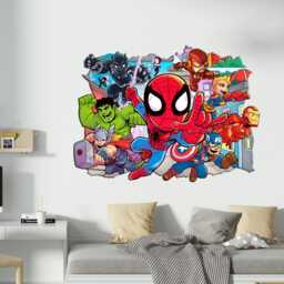 Kids Popular Characters Room Decorations Removable Wall Stickers Decal Home Decor Art Vinyl Mural Avg20 - thumbnail 3
