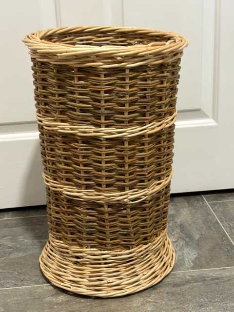 Handmade English Willow Umbrella Stand - image 1