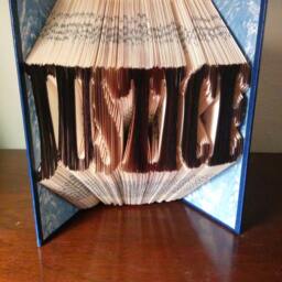 Justice - Folded Book Art Fully Customizable, Law, Judge - thumbnail 3