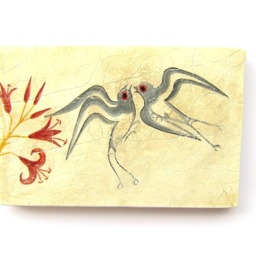 Minoan Spring Fresco Painting From Akrotiri Santorini , Museum Copy For Gift Her Free Shipping - thumbnail 2