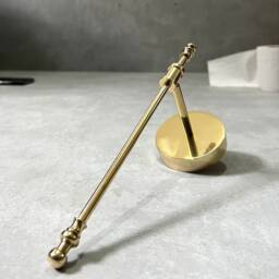 Handmade Solid Brass Toilet Paper Holder Modern Bathroom Fixture - thumbnail 2