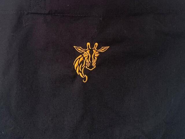 Giraffe - Bubble Baby Blanket Embroidered Personalised 95cm X 75cm - image 1