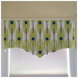 Tie Up Striped Valance, Lined - thumbnail 2