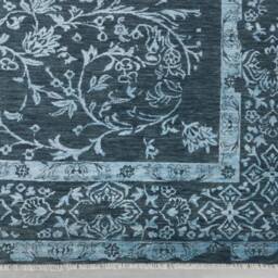 8x10 Blue Aqua Hand Knotted Modern Decorative Transitional Rug Wool Silk #251 - 242x300 cms. Free Shipping - thumbnail 3
