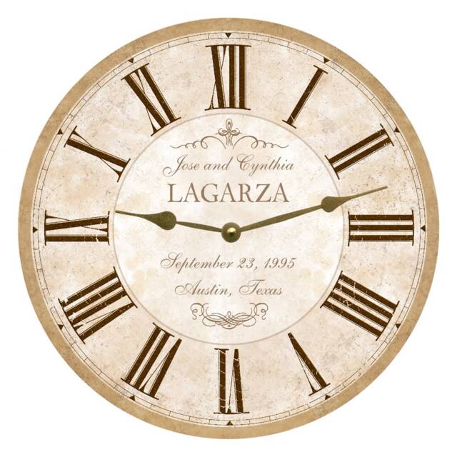 Anniversary Clock - Personalized Clock - image 1