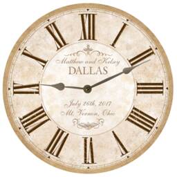 Anniversary Clock - Personalized Clock - thumbnail 3