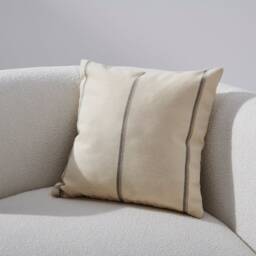 Wabi Sabi Pillow Set 3, Wool Striped Cover, Minimal Cushion Ivory Cream Boho Pillowcase, Of 3 - thumbnail 4