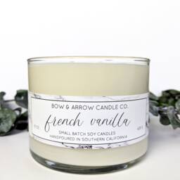 15 Oz Natural Soy Candle French Vanilla Scented - Double Wick Vegan Gift Idea - thumbnail 2