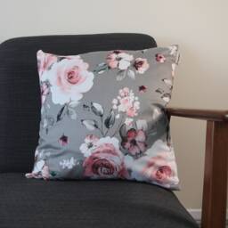 Cushion Cover Floral, Set Of 2/4 Cotton Linen Cover, Square. Soft For Sofa, Bed & Home Decoration 43x43 cm/17x17 Inch - thumbnail 3