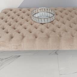 Handmade Chesterfield Deep Button Footstool - thumbnail 3