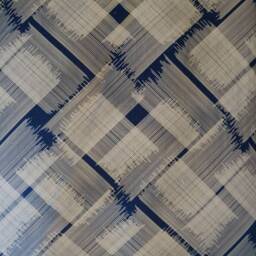 Navy Baby Crib Sheet Fitted Cotton Sheet, Geometric Print - thumbnail 4