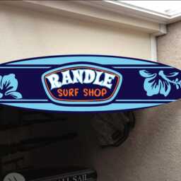 Custom Surfboard Wall Hanging Hawaiian Beach Decor - 48 - thumbnail 2