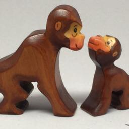 Monkey Baby Sitting 3, 5 X 4, 5 1, 8 cm - Bxhxs Ca. 7, 0 Gr - thumbnail 3